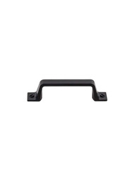 Channing Cabinet Pull - 3 inch Center-to-Center in Flat Black.